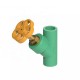 PPR Customize plastic Water Y Stop angle balance valve