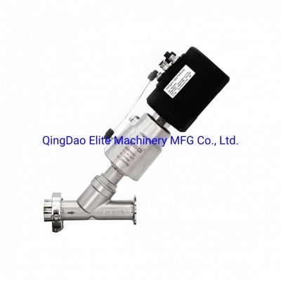 DIN 11850-2 Welding Pneumatic Stainless Steel Angle Seat Valve